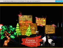 Tablet Screenshot of chineselanternfestival.com